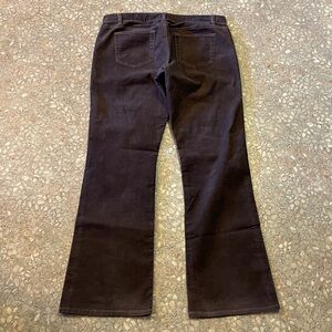 Vtg 2005 Old Navy Stretch Dark Brown size 10 Corduroy Pants
